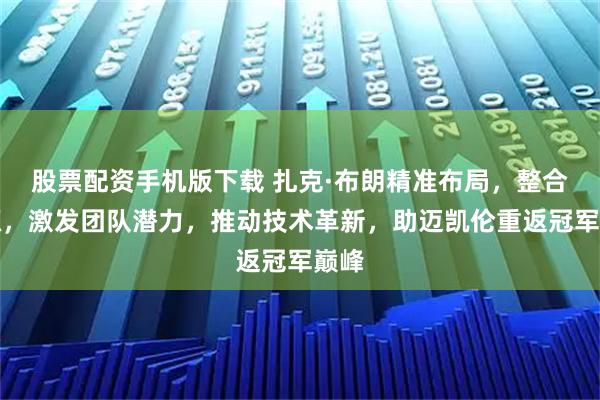 股票配资手机版下载 扎克·布朗精准布局，整合资源，激发团队潜力，推动技术革新，助迈凯伦重返冠军巅峰